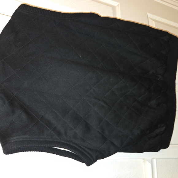 Men's Loro Piana Black Cashmere Quilted Vest - Picture 7 of 8